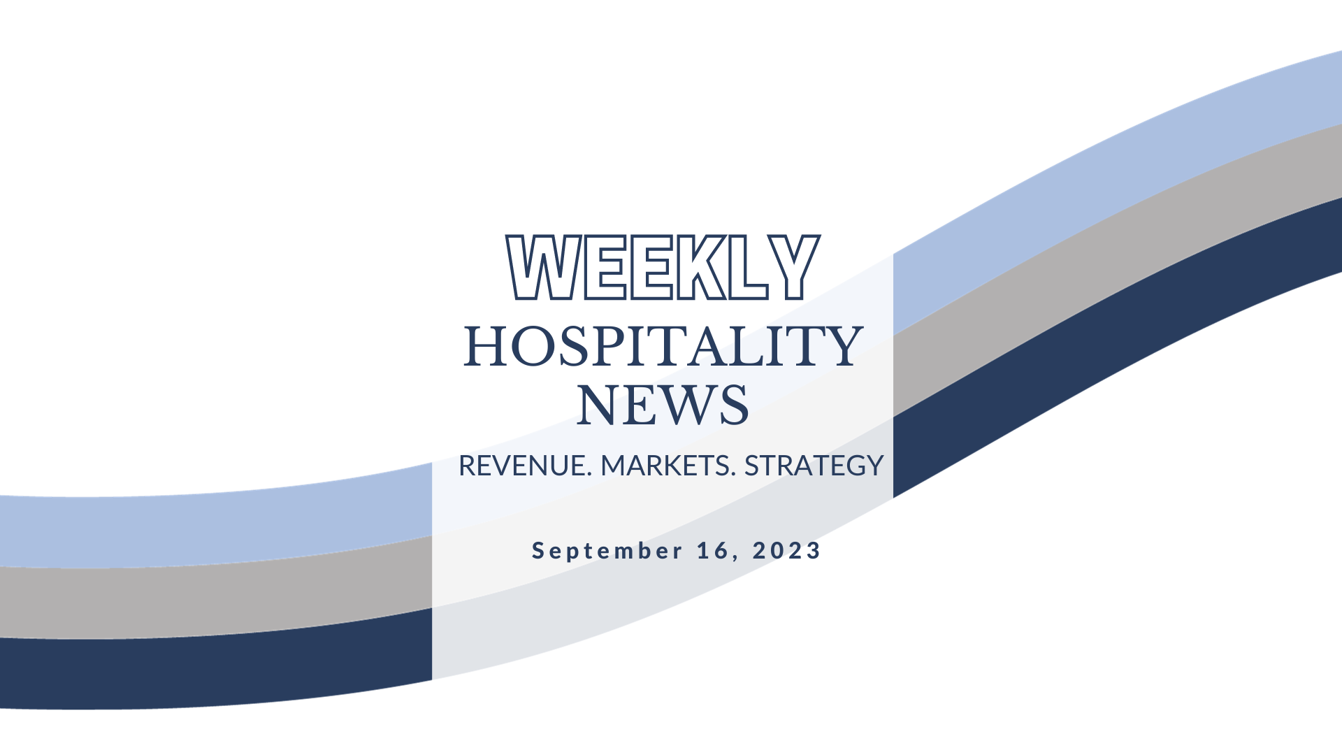Weekly Insights. September 16, 2023