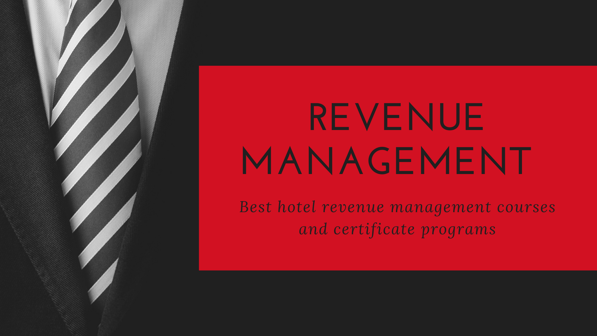 Best hotel revenue management courses and certificate programs